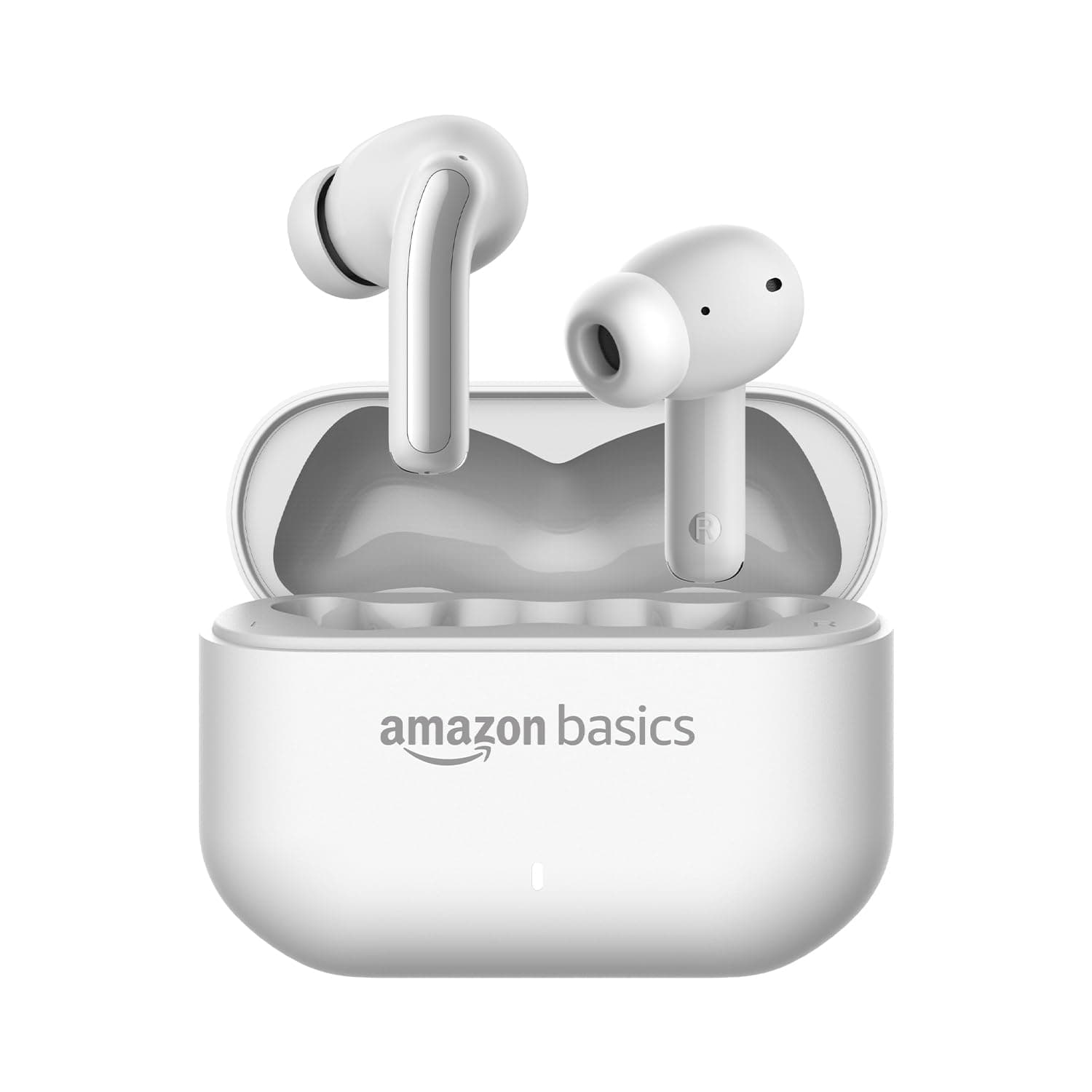 Amazon Basics Pro Series Wireless in Ear Earbuds, Bluetooth 6.0 TWS Earphones with Mic, 4 Mics ENC, 55H Playtime, Fast Charging, Smart Touch Control, ...