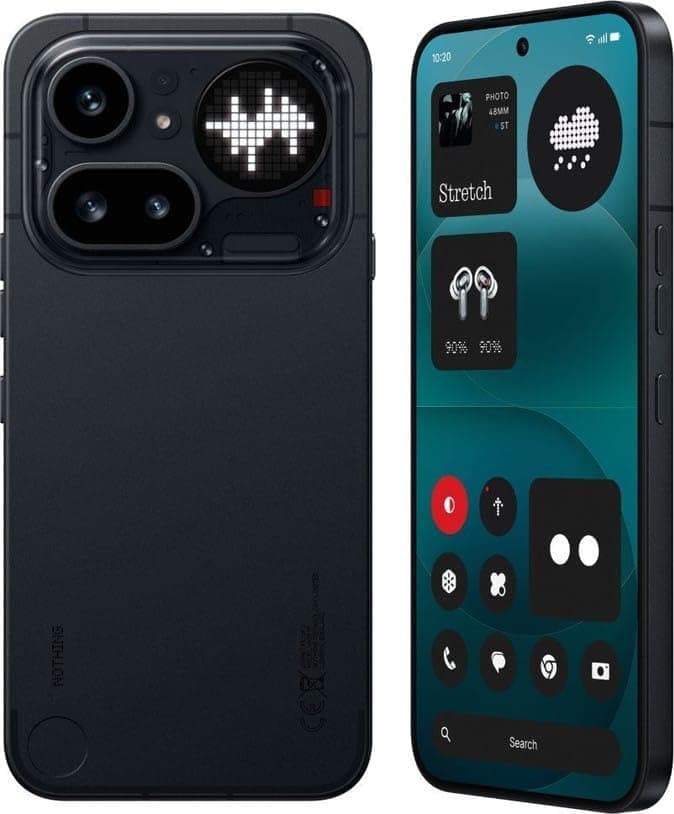 Nothing Phone (4a) Pro (Black, 8GB RAM, 128GB Storage) | Snapdragon 7 Gen 4 | 50MP Triple Camera | 6.83" 144Hz AMOLED | 5400mAh Battery OS 4.1