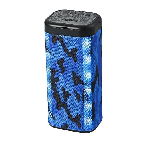 MZ M209 (Portable Bluetooth Speaker) Dynamic Thunder Sound with High Bass 10 W Bluetooth Speaker (Blue Camouflage, Stereo Channel)