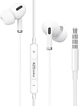Portronics Conch Delta POR-1146 in-Ear Wired Earphone, 1.2m Tangle Free Cable, in-Line Mic, Noise Reduction, 3.5mm Aux Port and High Bass, for All And