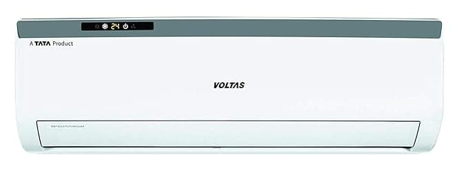 Voltas 1.4 Ton 3 Star Fixed Speed Split System AC (Copper, 2021 173 EZA, White) Air Conditioners