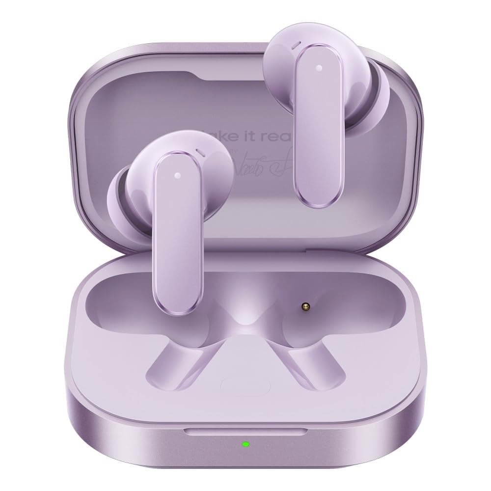 realme Buds Air 8,11mm+6mm Dual Dynamic Bass Drivers,58 Hrs Playtime, 55dB ANC,6 Mic ENC, 45ms Low Latency, 360 Spatial Audio, Hi-Res LHDC, IP55 Dust ...