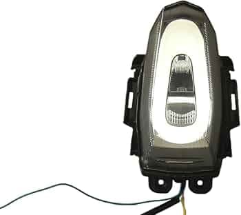 PGXPITSTOP Tail Light with LED Indicator for R15 V3/ R15 V4/ R15M || Led Light Indicator Compatible for R15 V3/ R15 V4/ R15M (White)