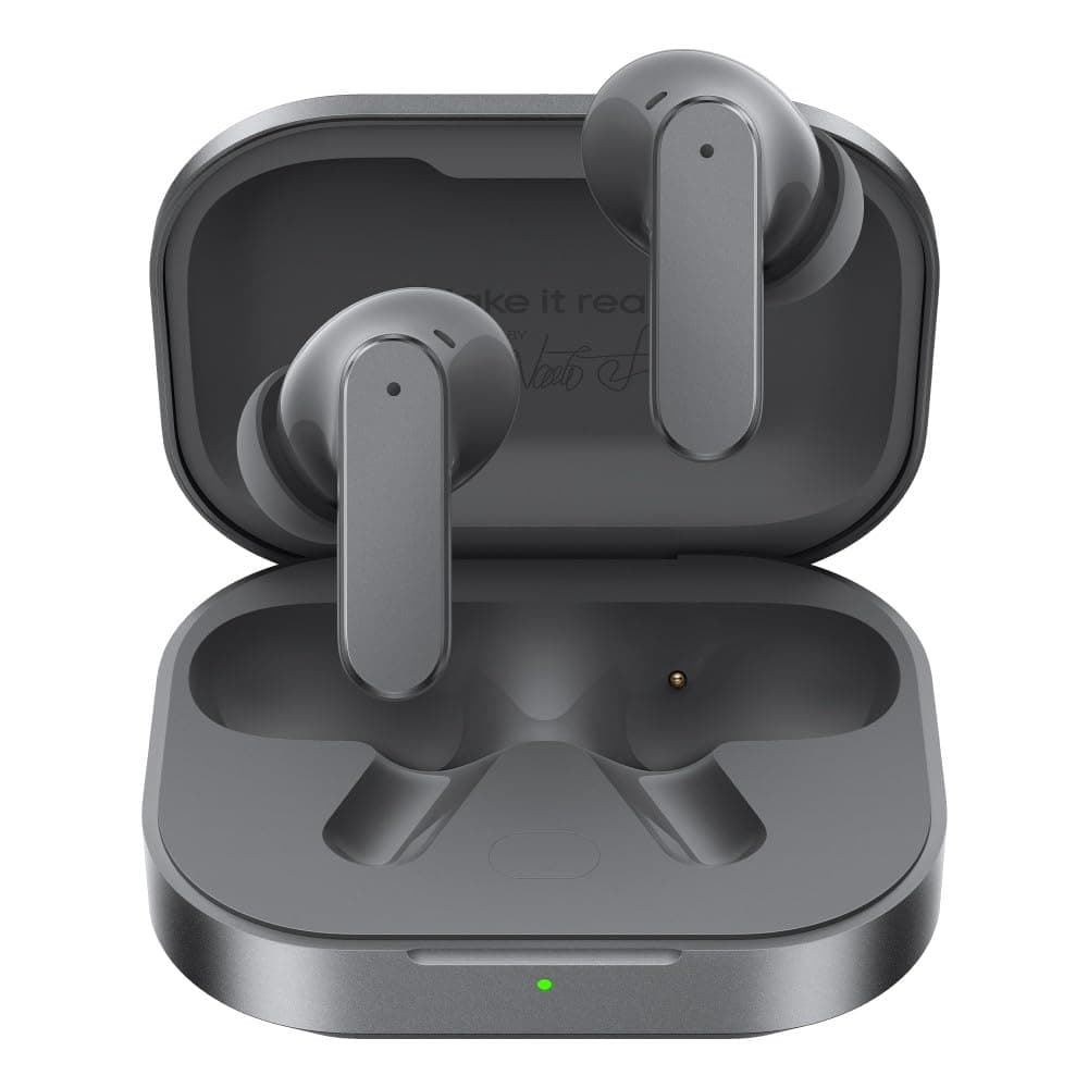 realme Buds Air 8,11mm+6mm Dual Dynamic Bass Drivers,58Hrs Playtime, 55dB ANC,6 Mic ENC, 45ms Low Latency, 360 Spatial Audio, Hi-Res LHDC, IP55 Dust &...