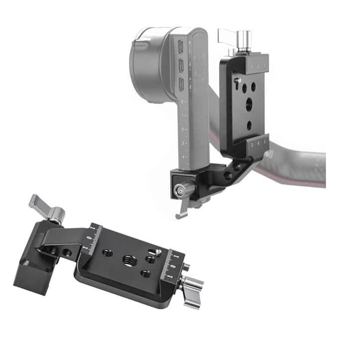RS3 Vertical Camera Mount,Robust Portrait Mounting Solution Compatible with DJI RS 2/RS 3/RS3 Pro for Ig You Tube Shorts Tiktok Video Extended Vertica...