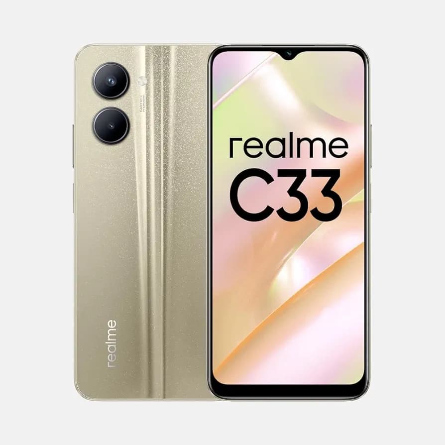 realme C33 2023 (Sandy Gold, 4GB RAM, 64GB Storage)