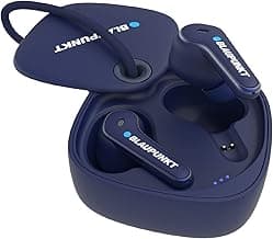 Blaupunkt BTW07 ANC Moksha-30db, True Wireless Earbuds, Flip top Rotatory Design, 40H Playtime, TurboVolt Fast Charging, CRISPR ENC Tech Quad Mics, Ga