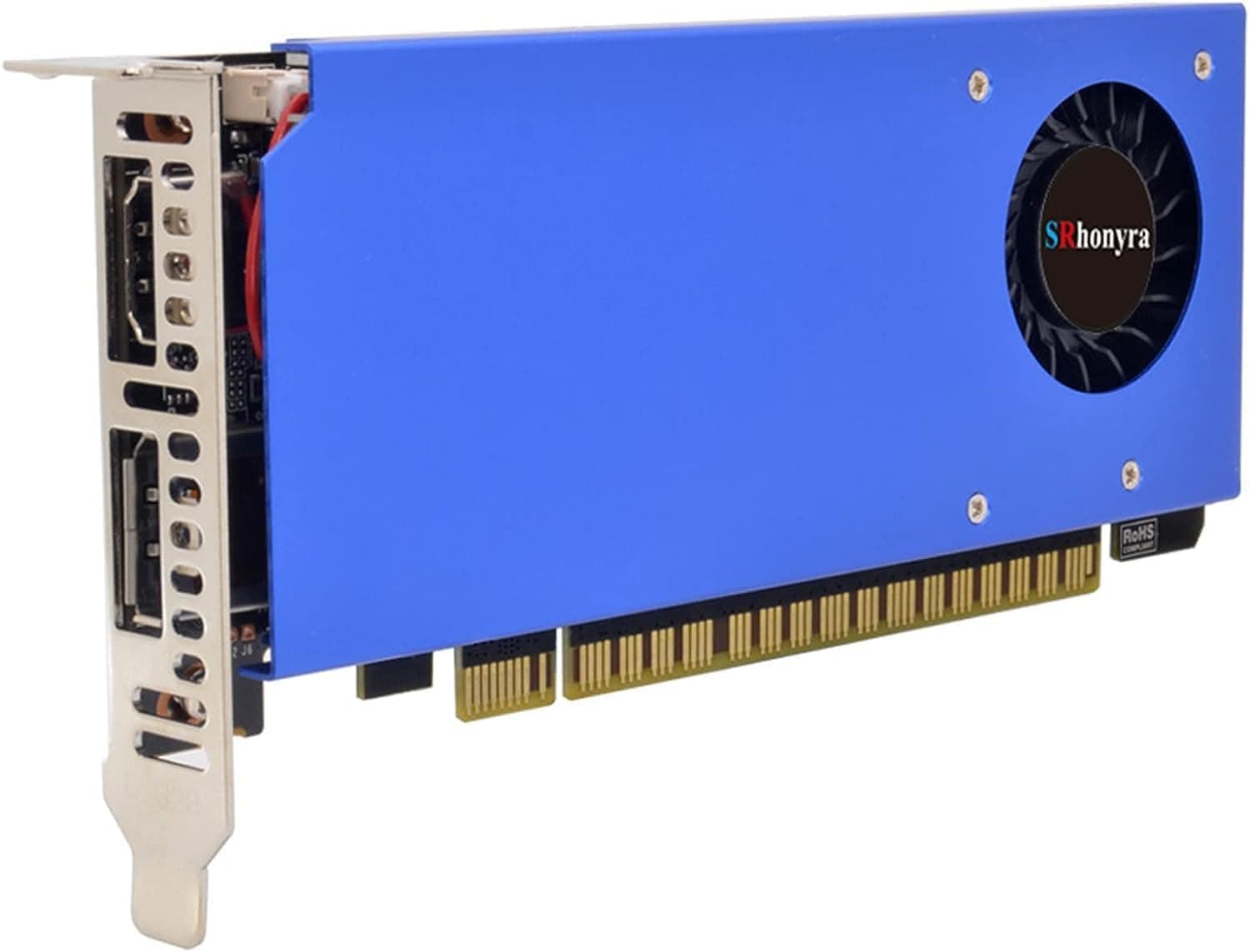 SRhonyra GeForce GTX 1650 4GB Low Profile Graphics Card GDDR5 128 Bit Dual-Monitor Video Card DP HDMI Outputs Single Slot GPU PCI-e 3.0 x16 Bus Powere...
