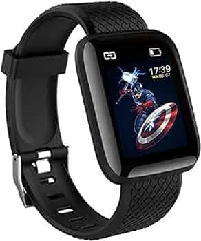 mi Smart Watch for Men Women Kids Boys Girls Plus Bluetooth Smart Fitness Band Watch with Active Heart Rate Activity Tracker Waterproof Body, Blood Pr...