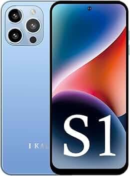 IKALL S1 Plus Smartphone (6.8 Inch, 6GB, 128GB) (Triple Rear Camera) (Blue)