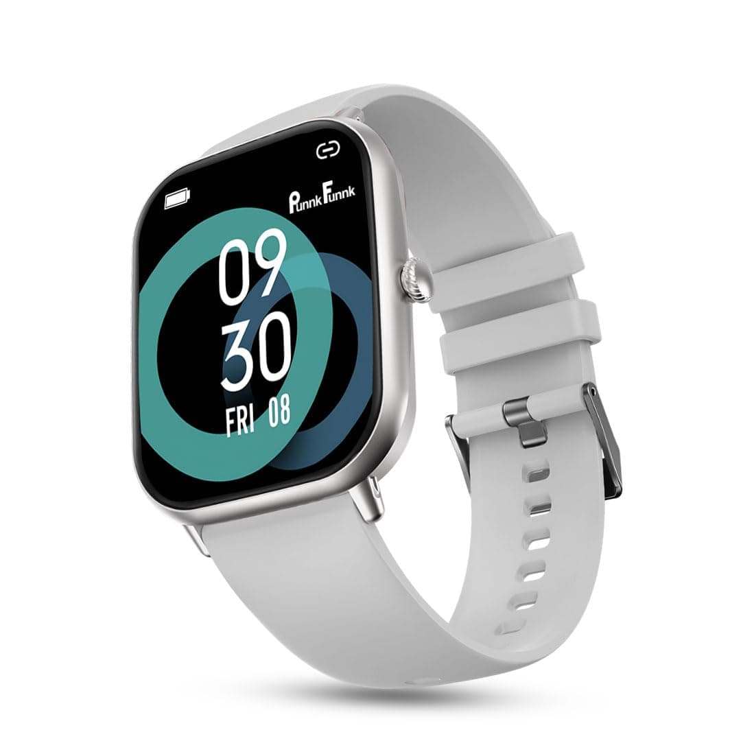 PunnkFunnk H18 Pro Smartwatch for Men & Women | 2.01" HD TFT Display | Bluetooth Calling | Heart Rate & SpO2 Monitor | Long Battery Life | IP67 Fitnes...