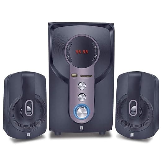 iBall Hi-Basss 18 Watt 2.1 Channel Wired Satellite Speaker (Black) Mobile Speakers