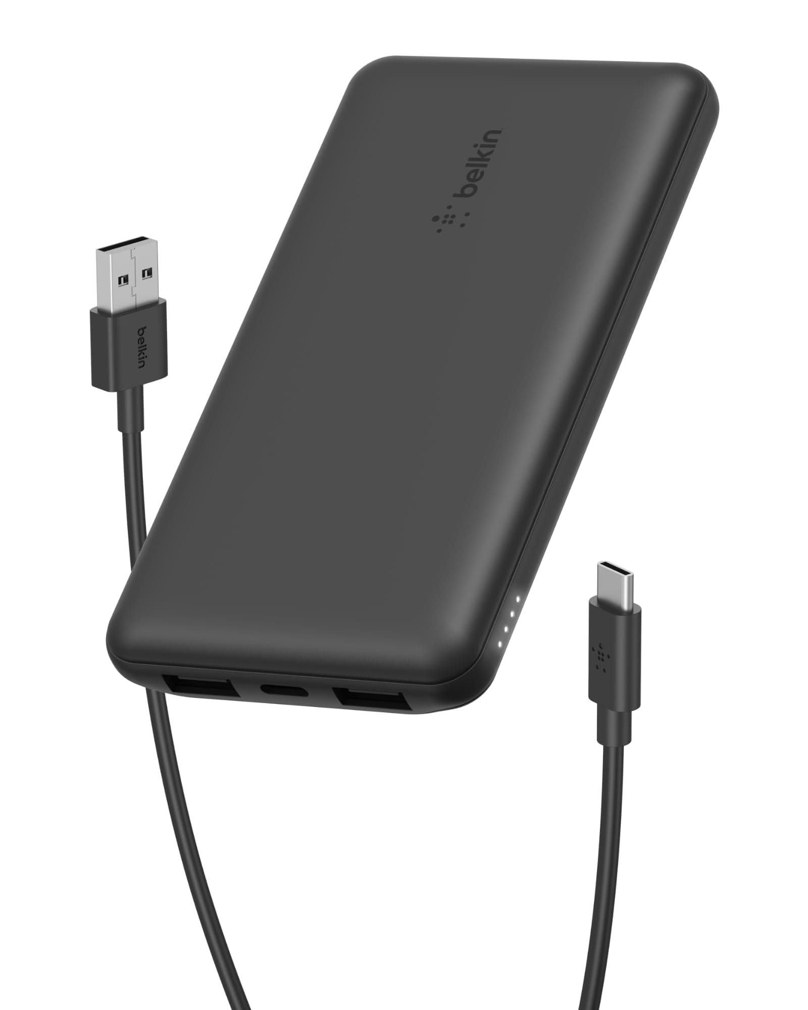 Belkin Pocket Power 10,000 mah Power Bank Charges 3 Devices simultaneously up to 15W (for iPhone, Samsung Galaxy,Pixel 4,Appl