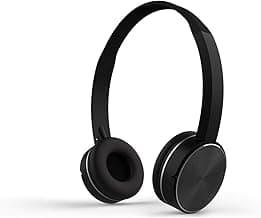 Molife Groove Plus Bluetooth 5.0 Wireless Headphone with HD Stereo Sound and Mic (Black)