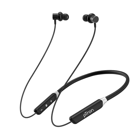 pTron InTunes Pro ENC (Environment Noise Cancellation) Bluetooth 5.2 Wireless Headphones, 24Hrs Playtime, Low Latency, Deep Bass, Crystal Clear Calls,