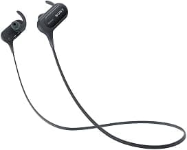 (Renewed) Sony Extra Bass MDR-XB50BS in-Ear Active Sports Wireless Headphones (Black)