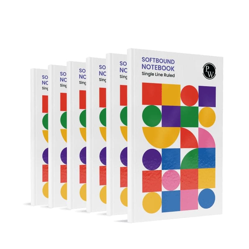 PW Physics Wallah Softbound Notebooks 256 Pages Set of 6