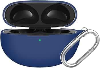 Cocoonkart Silicone Case Cover for Realmee Buds Air 6 -Blue