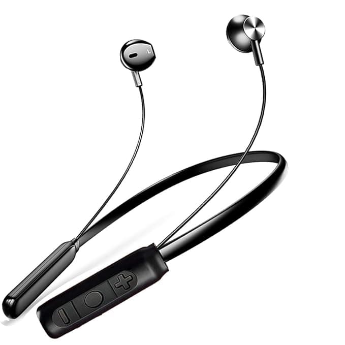 pTron Tangent Pro Magnetic in-Ear Wireless Bluetooth Headphones with Mic - (Gray and Black) In-Ear