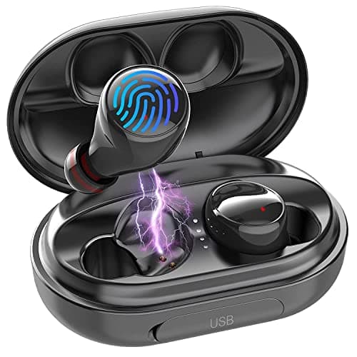 Newly Launched EDYELL® C5 Wireless Earbuds with Massive 3500MAH Charging Case/Powerbank IPX7 Bluetooth V5.0 Waterproof TWS Headphones in Ear Built-in Mic Headset Premium Sound with Deep Bass for Sports