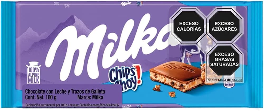 Milka Chips Ahoy Chocolate Bar, 100 g