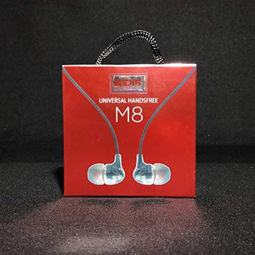 KDM M8 Wired In Ear Earphone with Mic (Transparent)