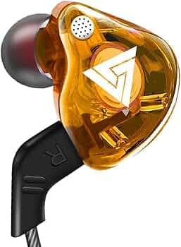 bnf QKZ AK6 in Ear 3.5mm Sport Earphones with Mic Yellow