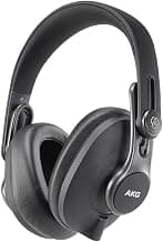 (Renewed) AKG K371BT Over Ear Foldable Studio Headphones with 40 Hour Battery Life, Bluetooth 5.0 and HD Microphones for Calls, Live Streams, Podcasti