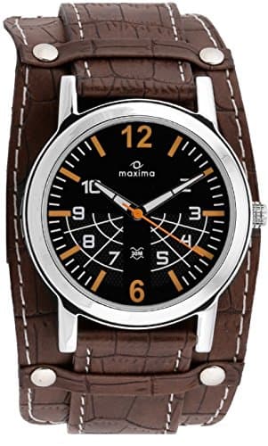 Maxima Attivo Analog Black Dial Men's Watch-24260LMGI
