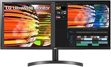 (Renewed) LG UltraWide 34 (86.6 cm) WFHD (2560 x 1080) IPS Display - HDR 10, Radeon FreeSync, sRGB 99%, Inbuilt Speaker Maxx Audio (5W x 2), HDMI x 2,