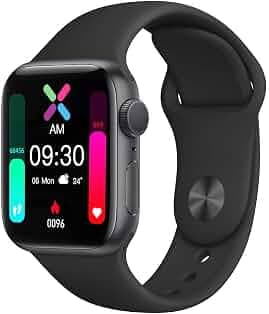 PunnkFunnk T800 Plus Bluetooth Calling SmartWatch | BP, SPO2, Health Tracking, Sports Tracking, Multiple Watch Faces, Find The Phone, Camera & Music Controll Calling Watch. (Light Black)
