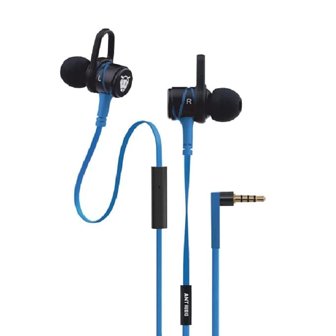 Ant Audio Wave 506 Wired in Ear Headset with Mic - Blue In-Ear