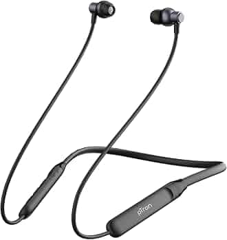 (Refurbished) pTron Tangent Evo with 14Hrs Playback, Bluetooth 5.0 Wireless Headphones with Deep Bass, IPX4 Water Resistance, Ergonomic & Snug-fit, Vo...