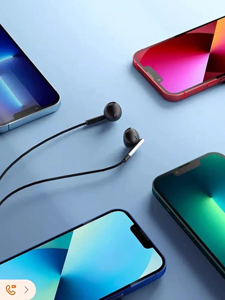 IMMEQA S0R00 Wired in Ear Earphones with Mic -Assorted Colours/Design.