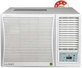 Lloyd 1.5 Ton 4 Star Window AC (GLW18B42WAMR, 100% Copper, White with Silver Deco Strip)