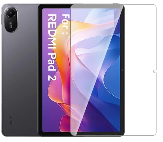COVER CAPITAL Tablet Tempered Glass Guard For Redmi Pad 2 (11 inch) -Pack Of 1