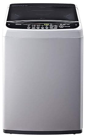 LG 6.5 kg Inverter Fully-Automatic Top Loading Washing Machine -(T7581NDDLG.ASFPEIL , Middle Free Silver) Washing Machines & Dryers