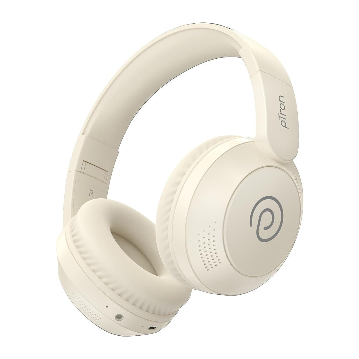 pTron Studio Evo 70hrs Playtime Wireless Over Ear Headphones with HD Mic, Low-Latency Game/Movie/Music Modes, Punchy Bass, BT5.3, Dual Device Pairing,...