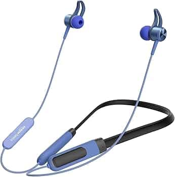 (Refurbished) Amazon Basics in-Ear Wireless Neckband with Mic, Up to 65 Hours Play Time, 800 mAh Battery, Bluetooth 5.0, Voice Assistance, Noise Cance...