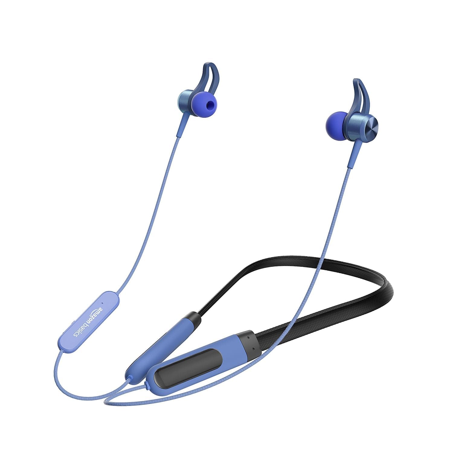 Amazon Basics in-Ear Wireless Neckband with Mic, Up to 65 Hours Play Time, 800 mAh Battery, Bluetooth 5.0, Voice Assistance, Noise Cancellation, IPX4 ...