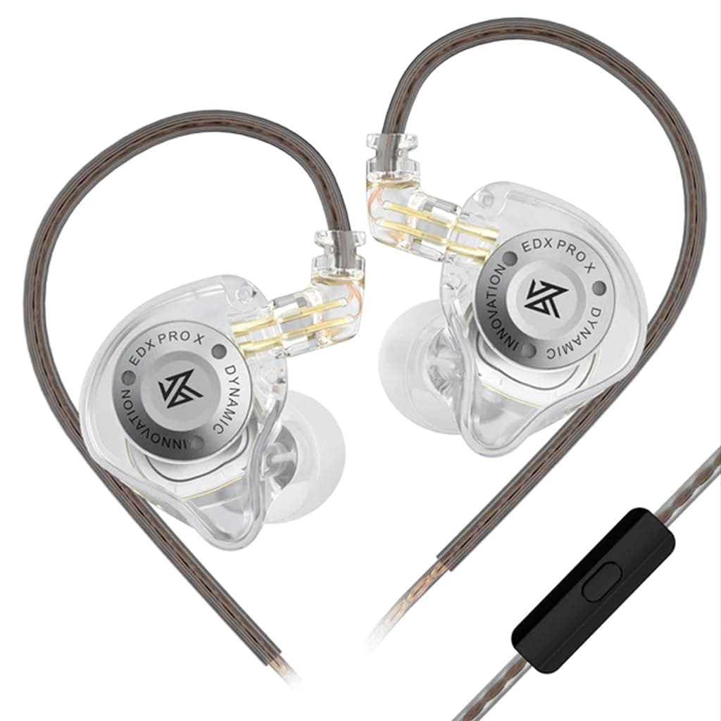 KZ EDX PRO X Earphone Wired In Ear Monitor, New 10mm Super-Linear Dynamic Driver IEM, Deep and Powerful Bass, Immersive Audio Experience, HD Calling w...