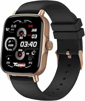 Maxima Max Pro Turbo Bluetooth Calling Smartwatch with 1.69" Full Touch HD Display, Active Crown, AI Voice Assistant, 12 Sports Mode, SpO2, Heart Rate and Sleep Monitoring