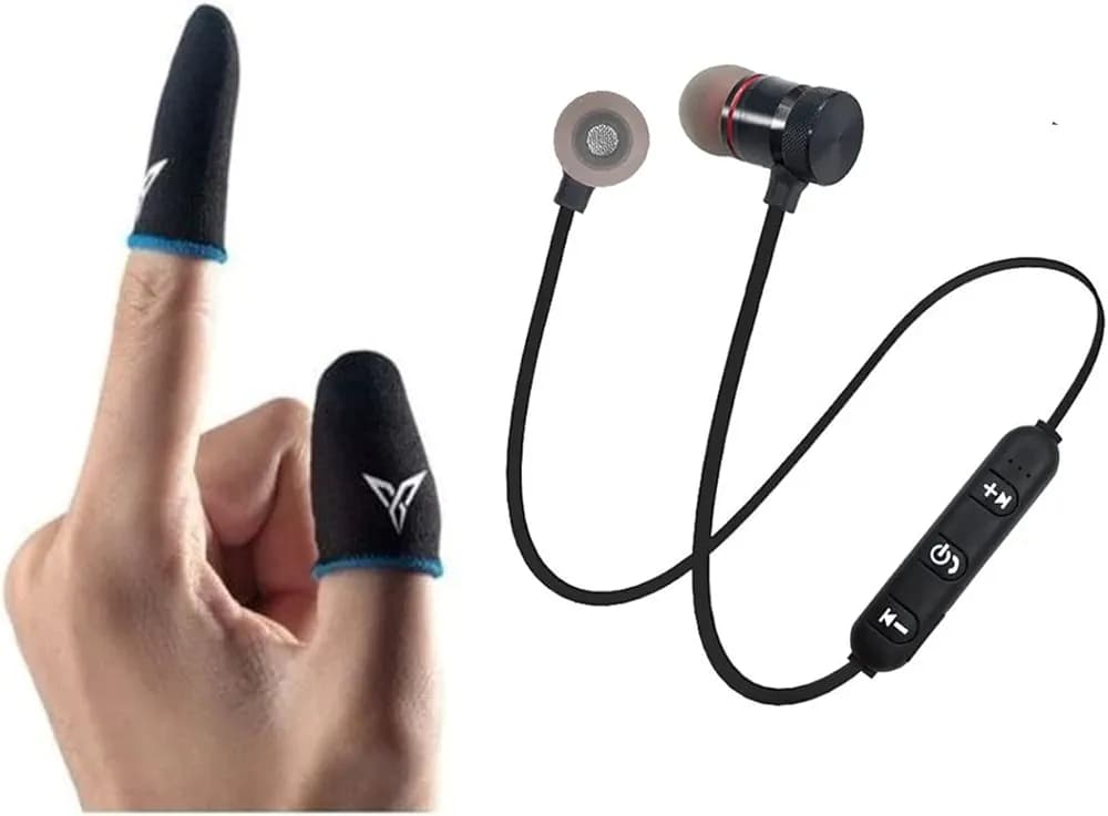 BLAXSTOC PRO Wireless Bluetooth In Ear Earphone with Mic (Multicolour)