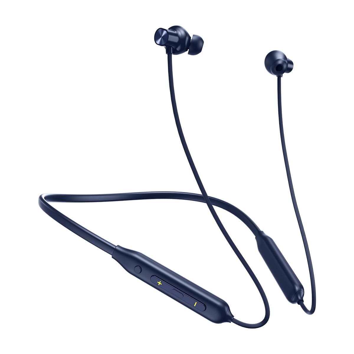 pTron Tangent Rush w/ 50Hrs Playtime, Pristine Sound, Dual-Device Pairing, Bluetooth 5.4 Wireless in-Ear Earphones with Mic, Voice Assistant, Type-C F...