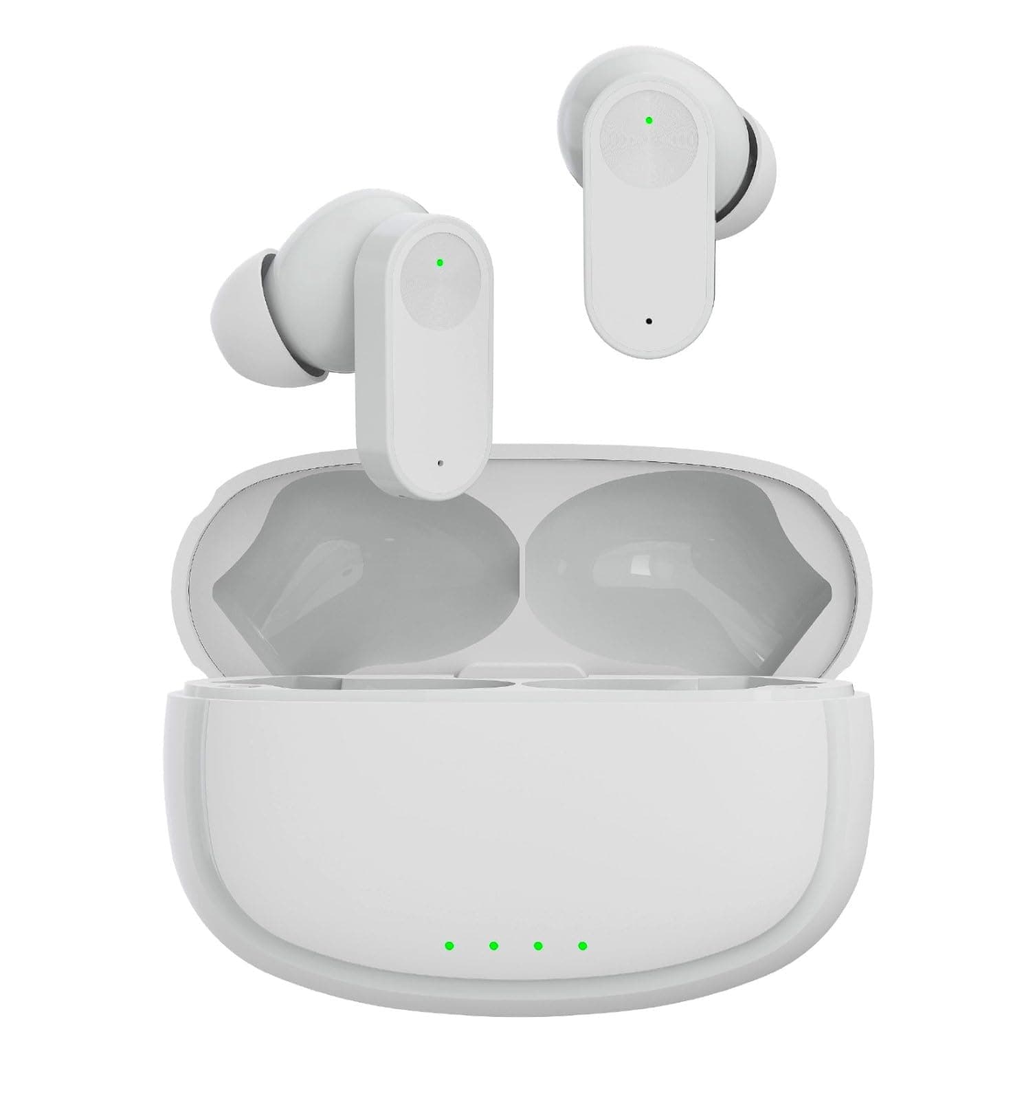 VEHOP NORD Buds Truly Wireless in Ear Earbuds with 35H Playtime, AI-ENC Mic, 35ms Low Latency Gaming, 13mm Bass Drivers, Type-C Fast Charging, Made in...