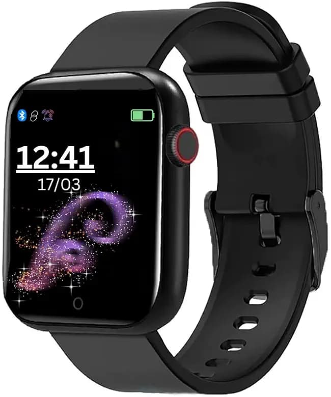 Amazm T55 Series 6 Fitpro Bluetooth Calling Smart Watch Fitness Tracker, Heart & Oxygen Monitor Men Women Smart Watch with Double Strap