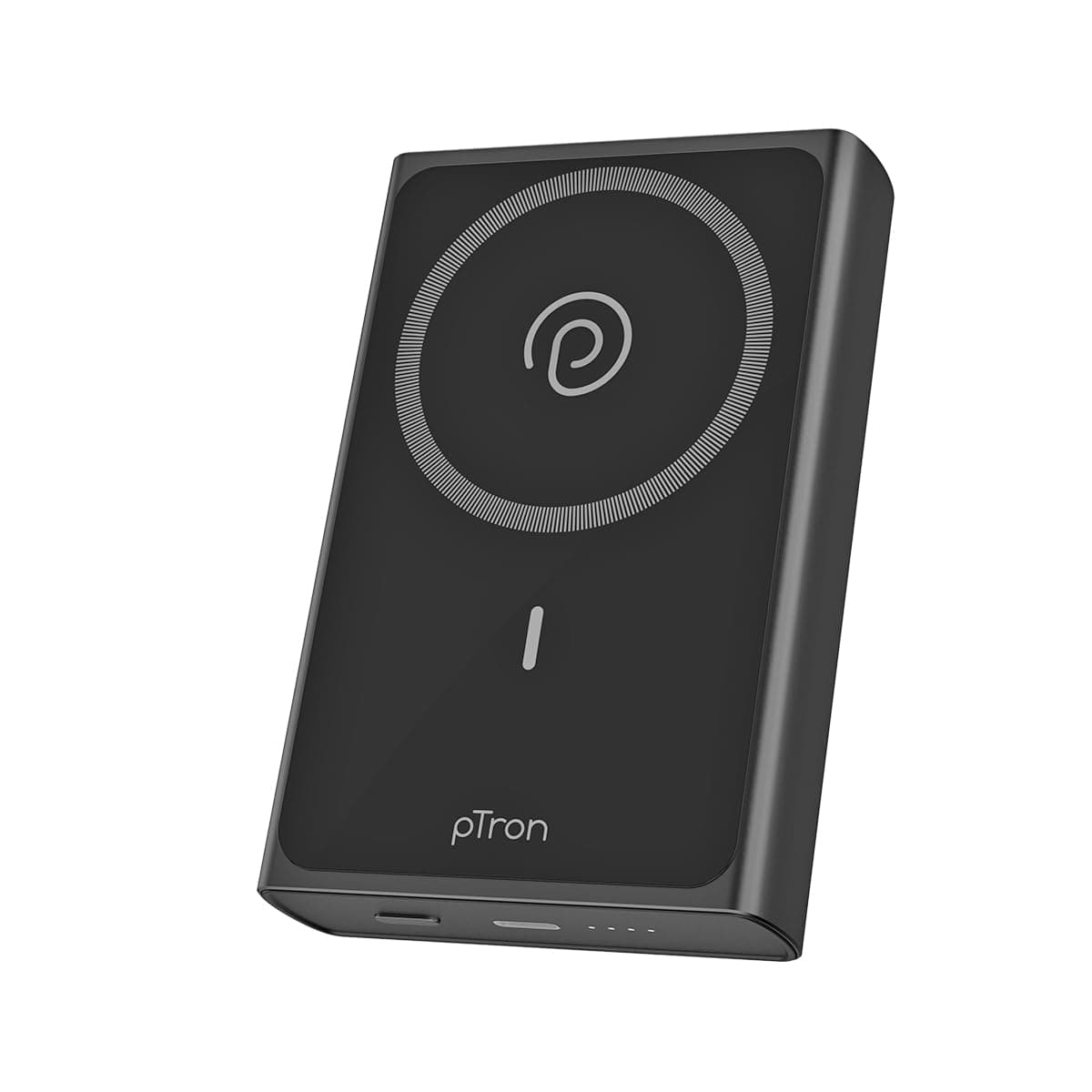 pTron Dynamo Fuel 20000mAh 15W Magnetic Wireless Power Bank w/ 20W Fast Type-C/PD Charging, USB Type-C Input/Output, Compatible with iPhone 12 & Above...