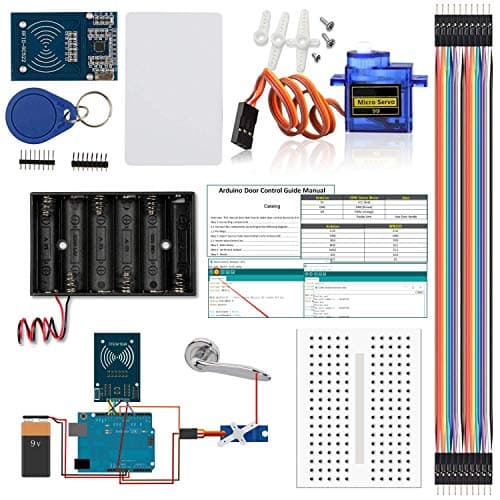 REES52 Aduino Kit RFID RC522 RF Sensor Module Door Access Control Lock Kits for Iduino UNO R3 MEGA 2560 Nano Beginner Starter