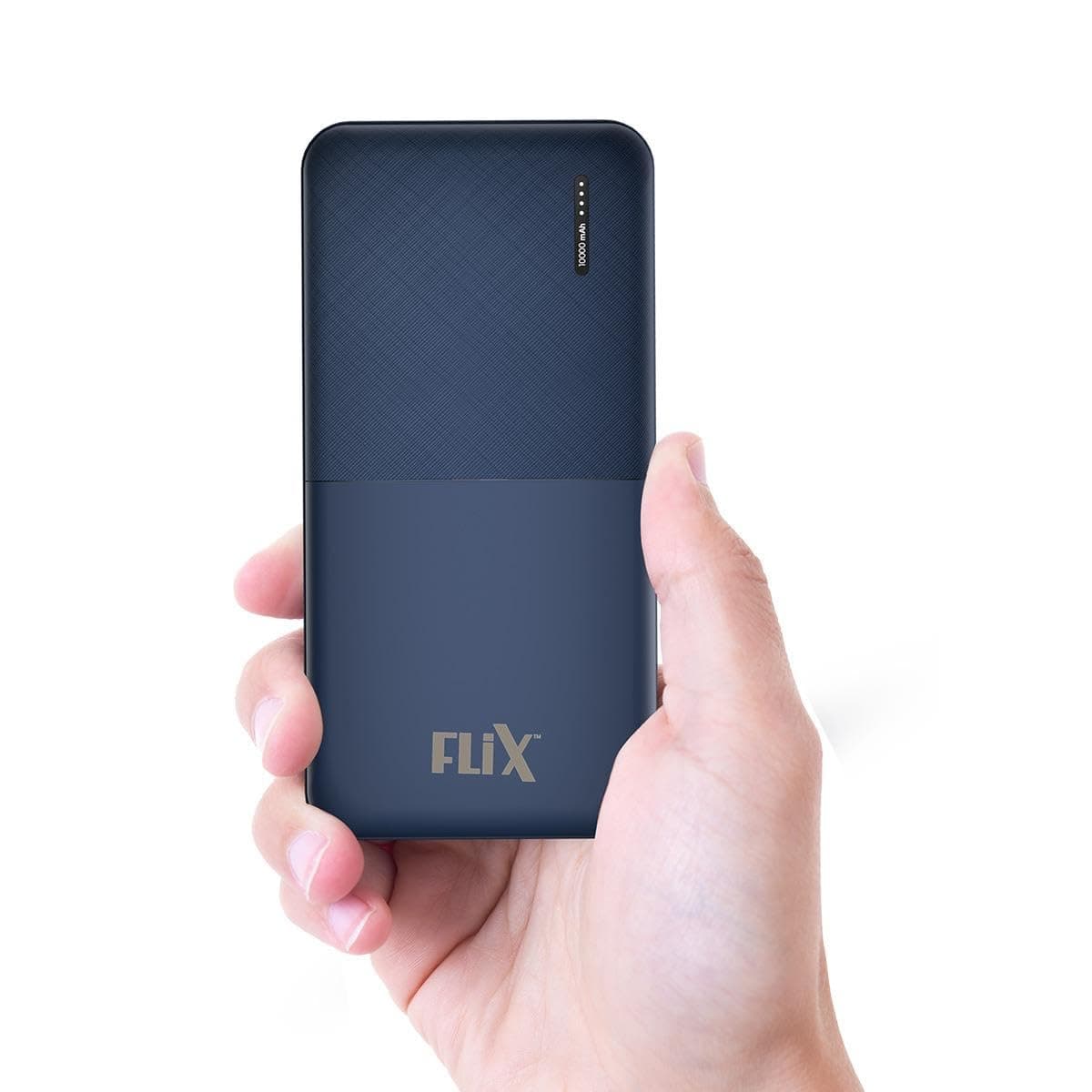 FLiX(Beetel) New Launch PowerXtreme 10,000mAh 12W Slim Power Bank,USB C/Micro USB Input,Dual USB A Output,Compatible with iPhone (Type A to Lightning)...