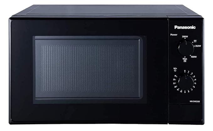(Renewed) Panasonic 20 L Solo Microwave Oven (NN-SM25JBFDG,Black) Microwave Ovens